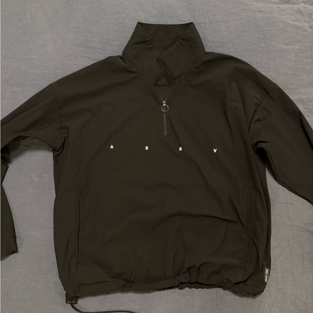 ASRV Charcoal High-Collar Pullover
